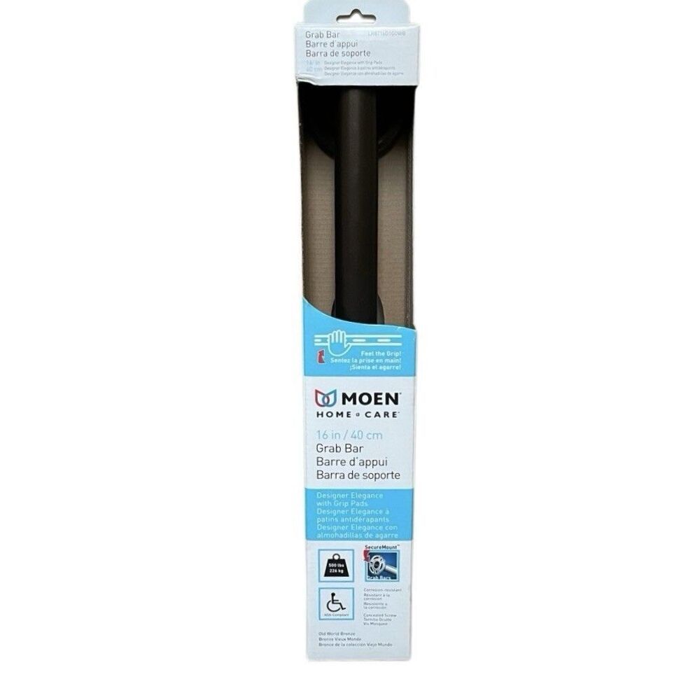 Moen Home Care 16 in (40 cm) Grab Bar Old World Bronze‎ LR8716D1GOWB Stainless